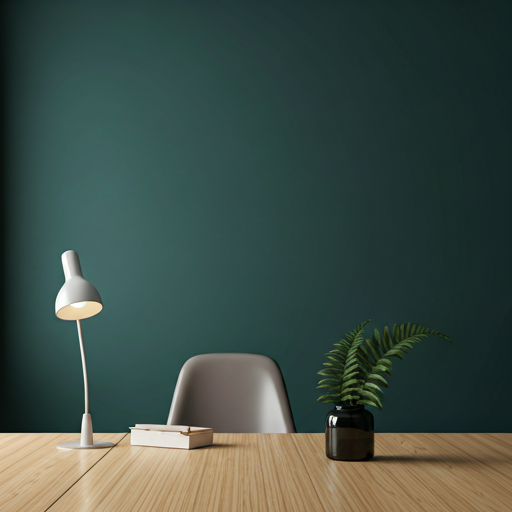 Modern high-tech executive workspace aesthetic